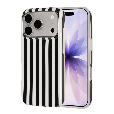 iPhone 16 Plus Case - Heavy Duty Phone Case - Casebus Cute Striped Phone Case, Soft TPU Cover, Slim Shockproof Protective - ADDISON
