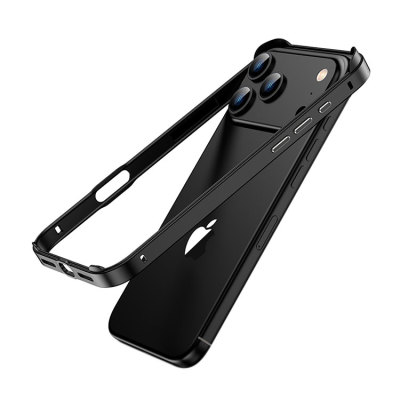 iPhone 14 Plus Case - Heavy Duty Phone Case - Casebus Metal Bumper Phone Case, No Back Design, Compatible with MagSafe, Shockproof Protection Cover - DORIAN